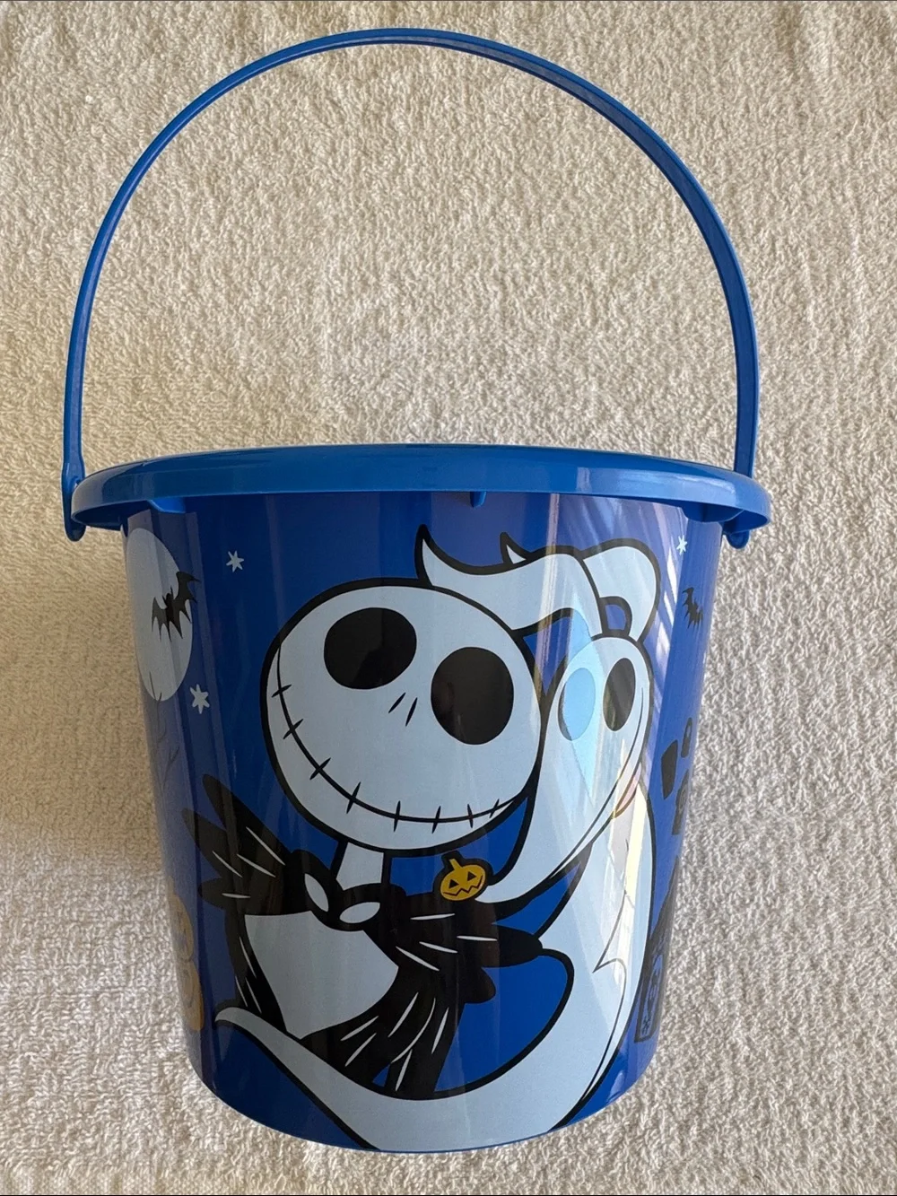 Disney The Nightmare Before Christmas Character Blue Trick-or-Treat Candy Bucket